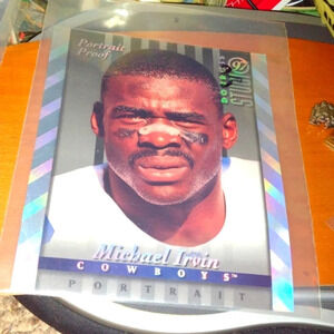 2 for $20😃Michael Irvin FB Portrait